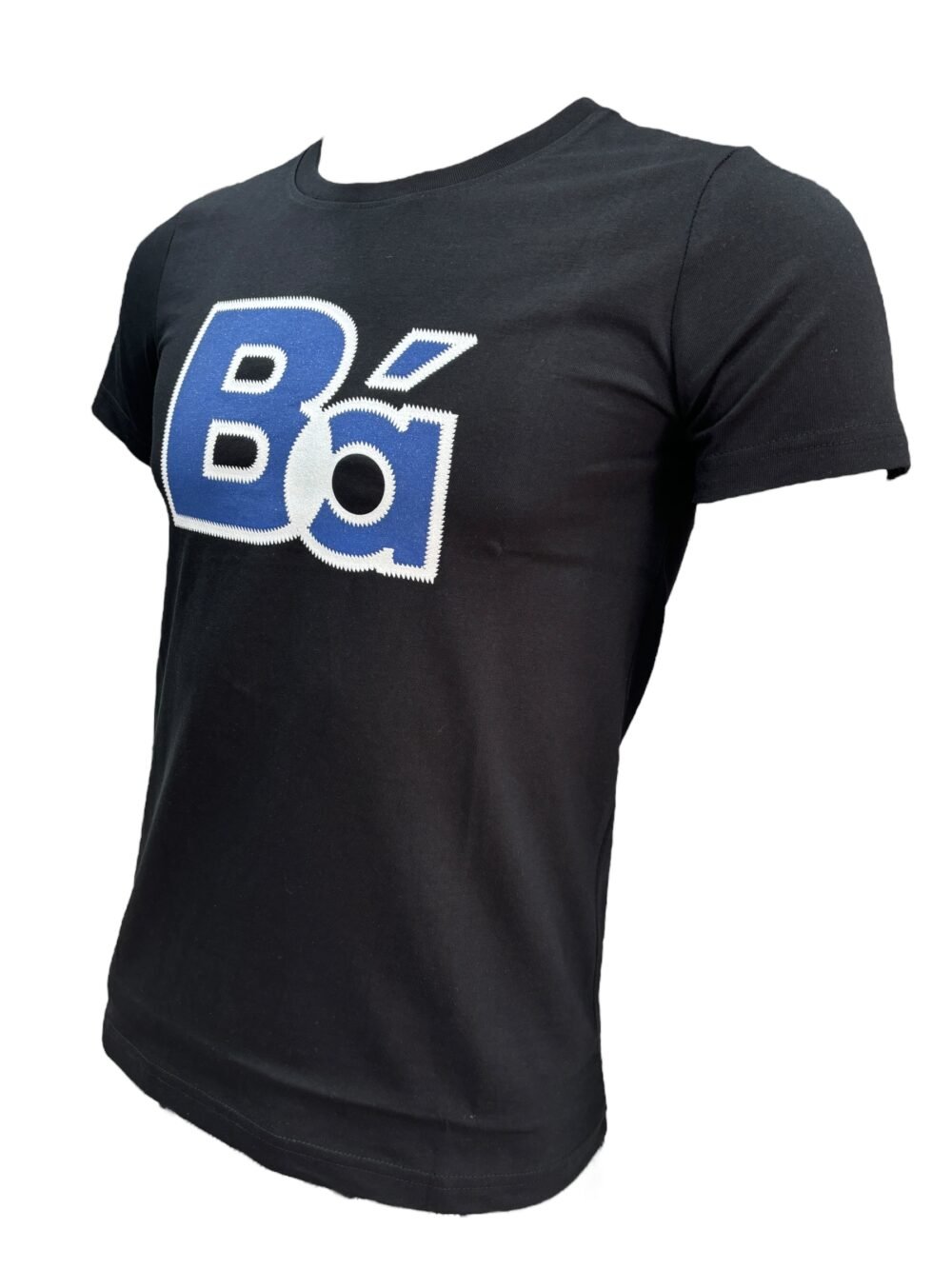 Bá Logo Men's Black Round Neck T-Shirt - Image 4