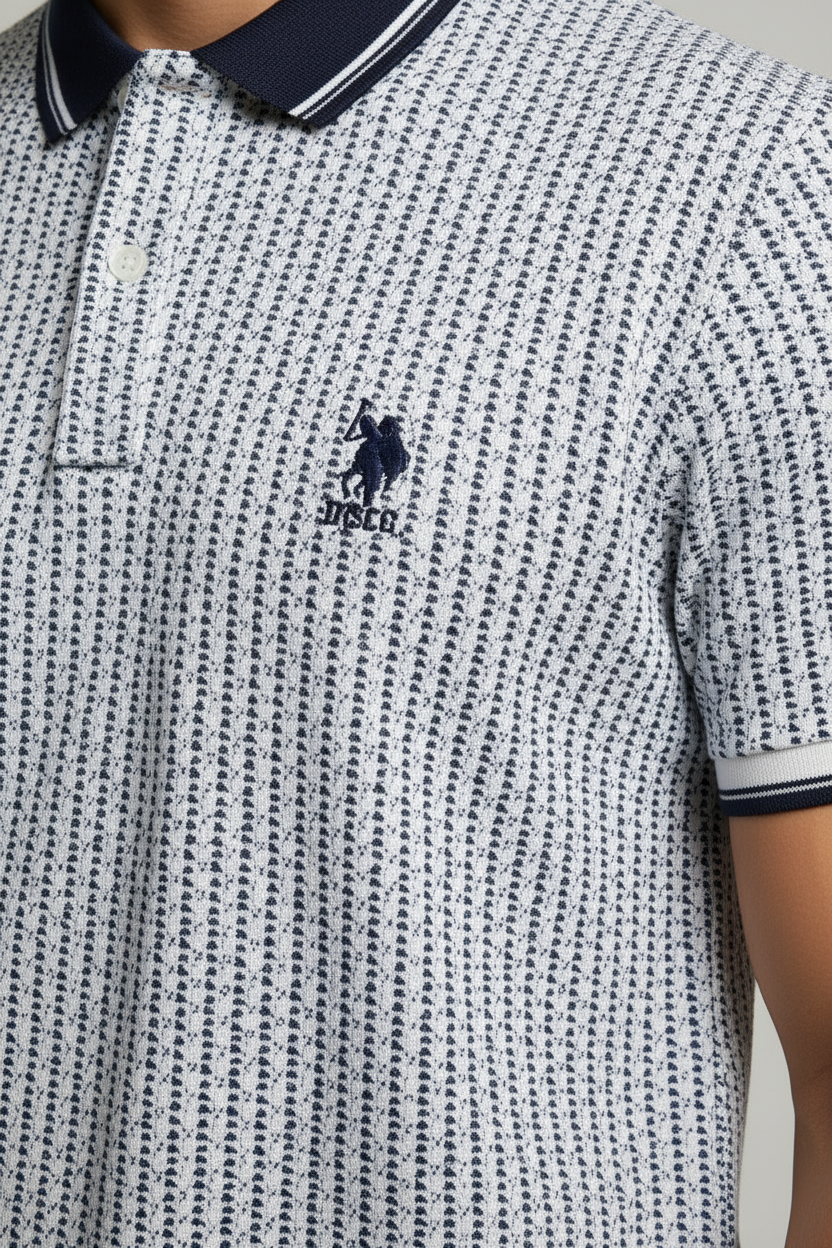 US Polo Men’s Premium Printed Polo T-Shirt - Image 3