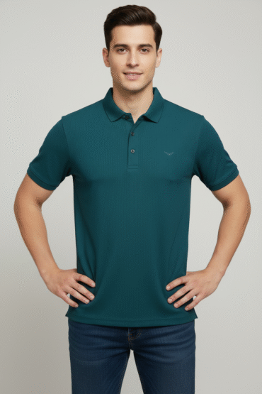 Amendus Men’s Premium Solid Polo T-Shirt with Ultra-Soft Fabric