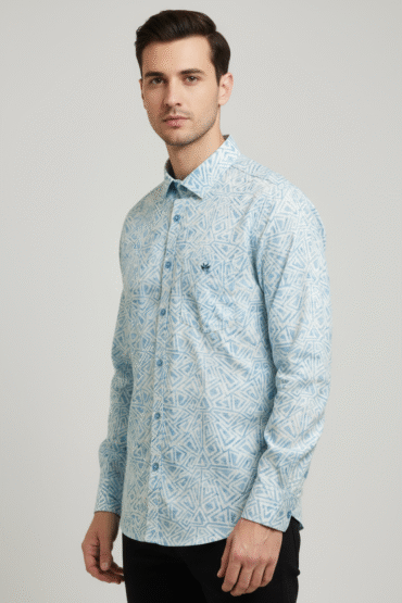 Crimsoune Club Men’s Printed Cotton Shirt