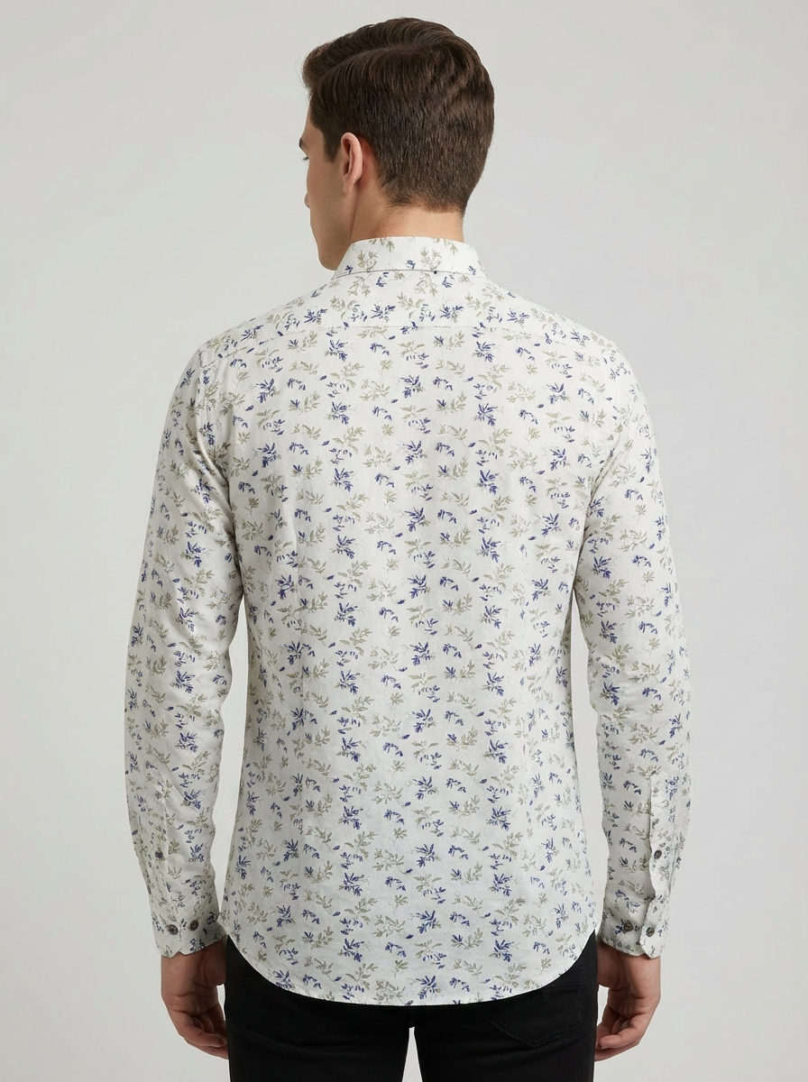 Pepe Jeans Men’s Printed Cotton Shirt - Image 4