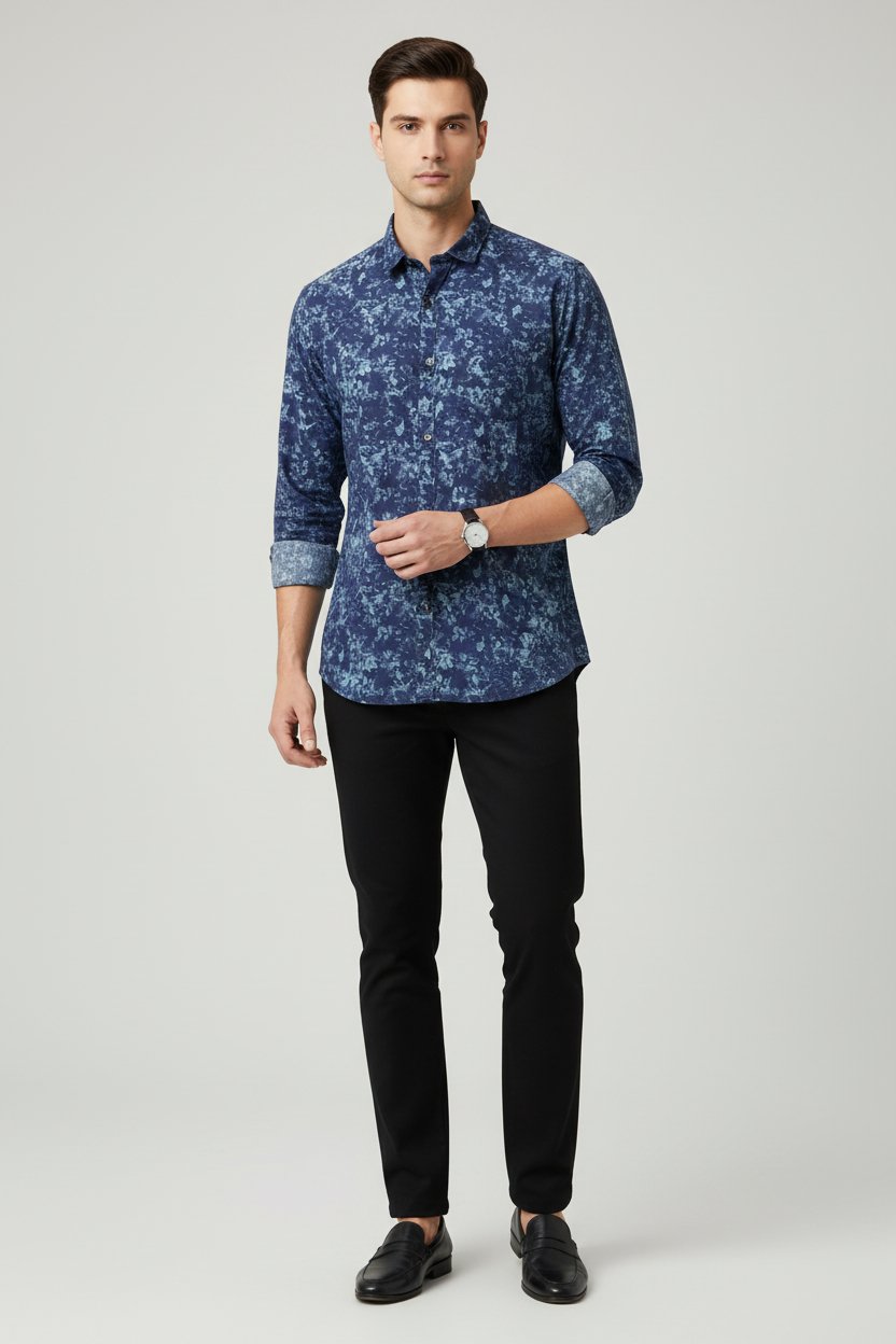 Turtle Premium Printed Slim Fit Shirt - Image 2
